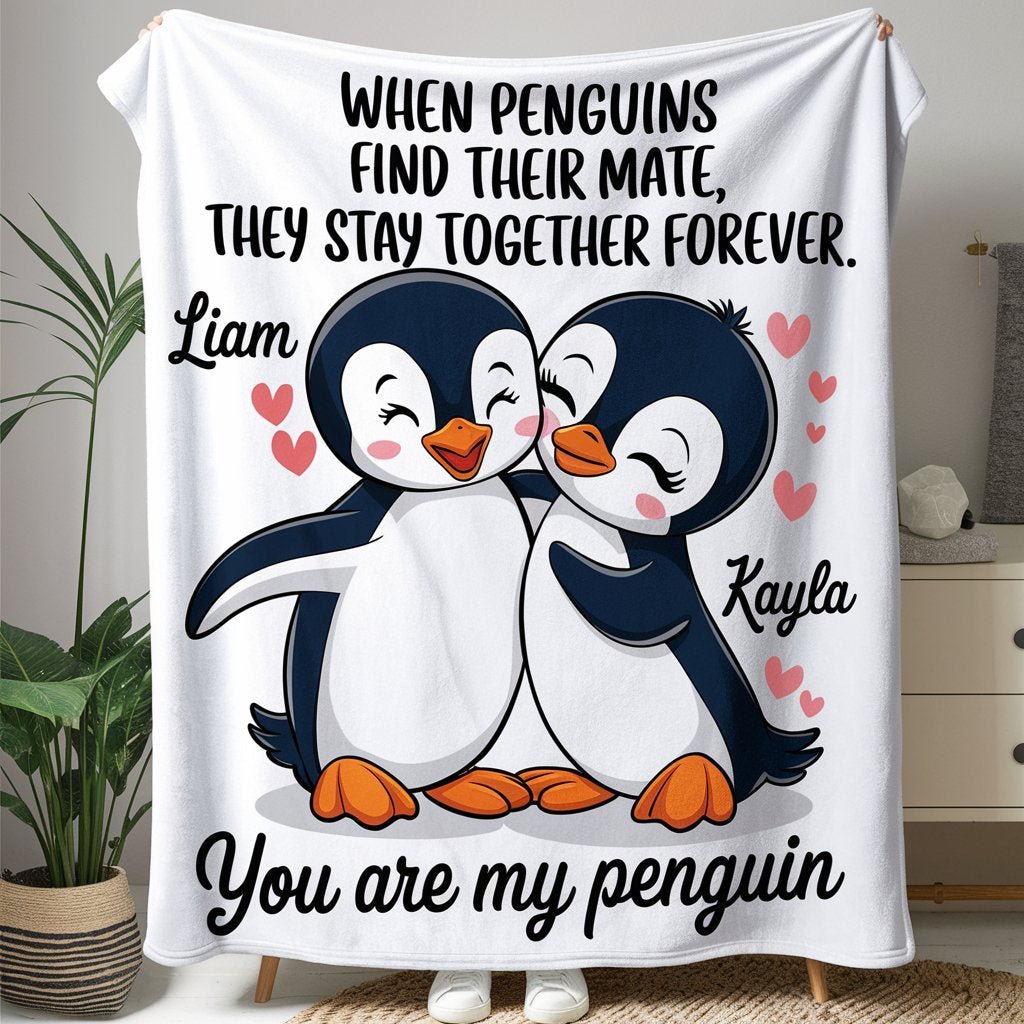 You Are My Penguin - Custom Blanket - CustomGrace