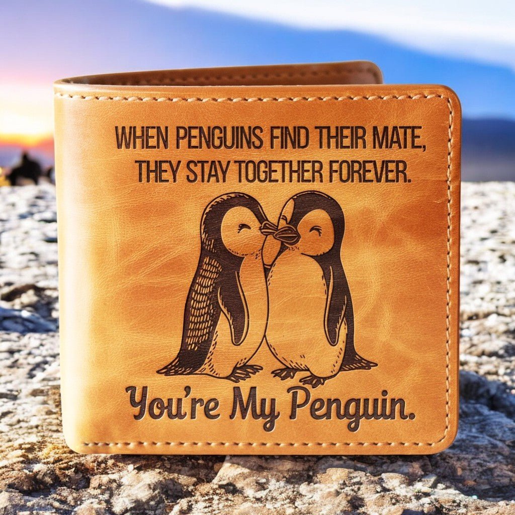 You're My Penguin Wallet Valentine's Gift - CustomGrace