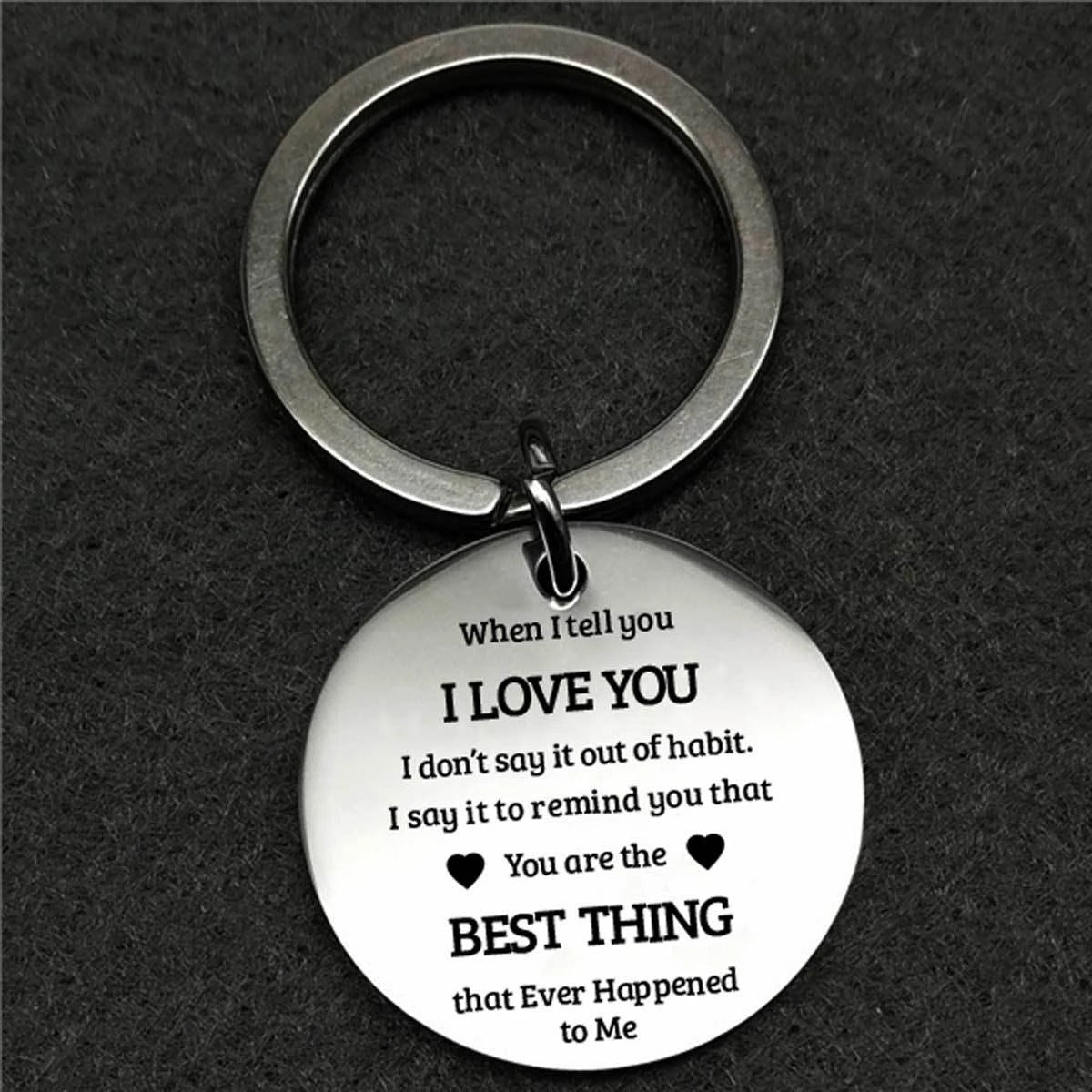 Keychain For Him/Her | Valentine's Gift - CustomGrace