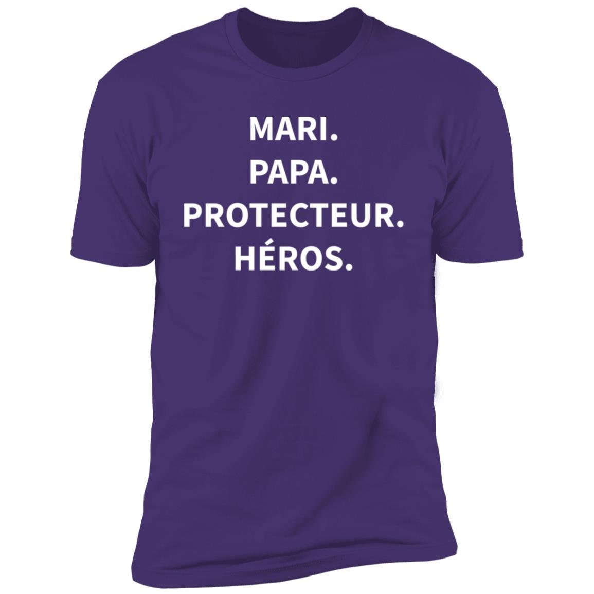 Mari. Papa. Protecteur. Héros. - T-shirt - CustomGrace