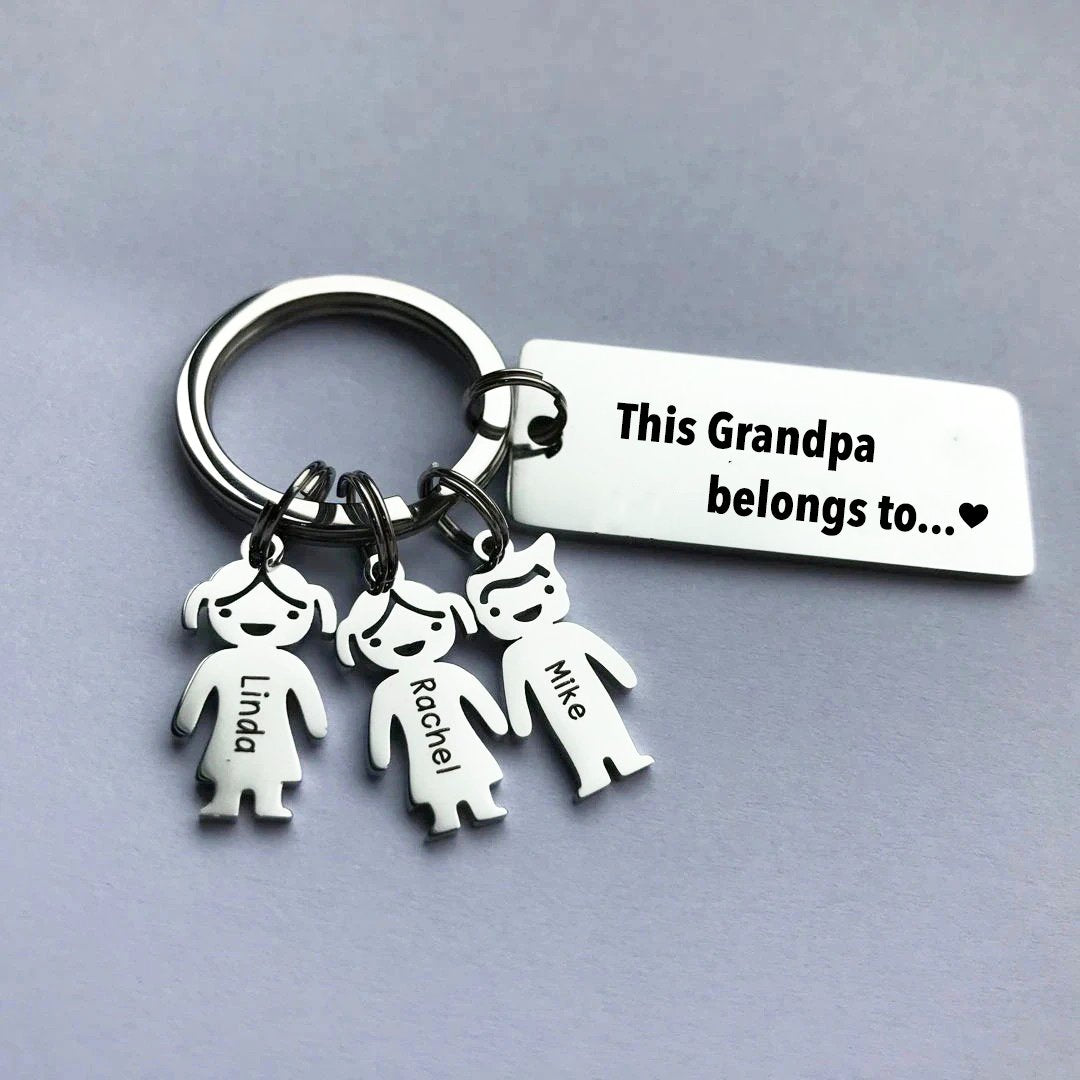 Personalized Family Name Keychain - CustomGrace