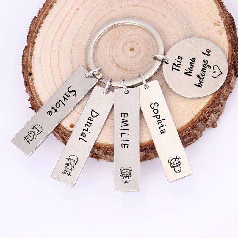 This Nana belongs to Custom Keychain | Mother's day gift - CustomGrace