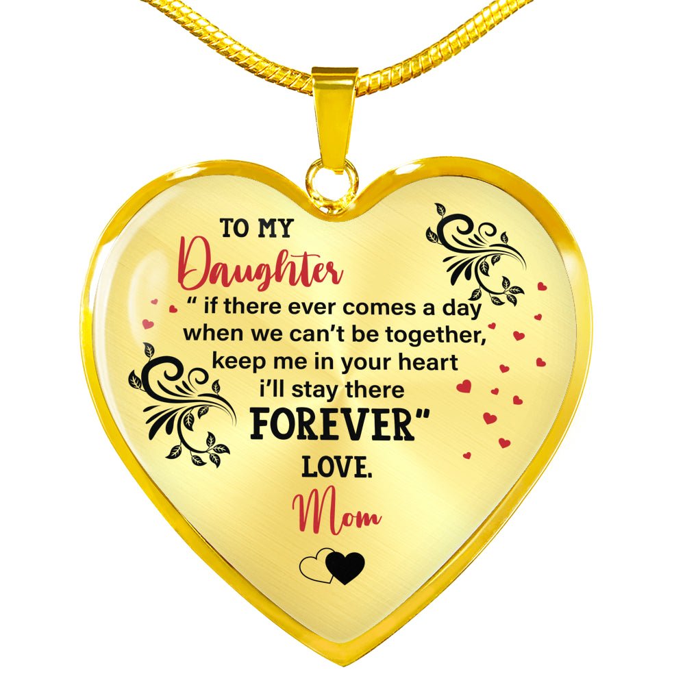 To My Daughter Necklace - CustomGrace