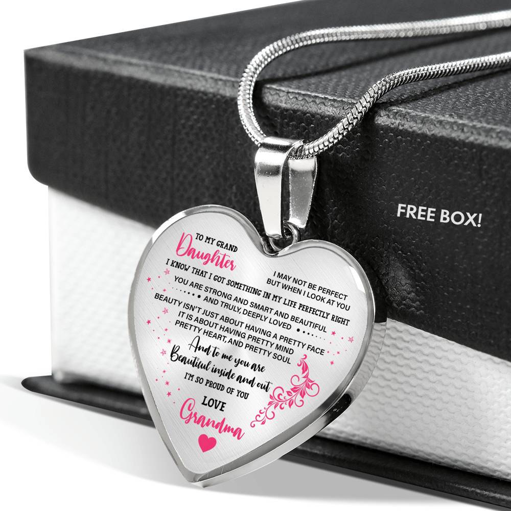 To My Granddaughter Necklace - CustomGrace