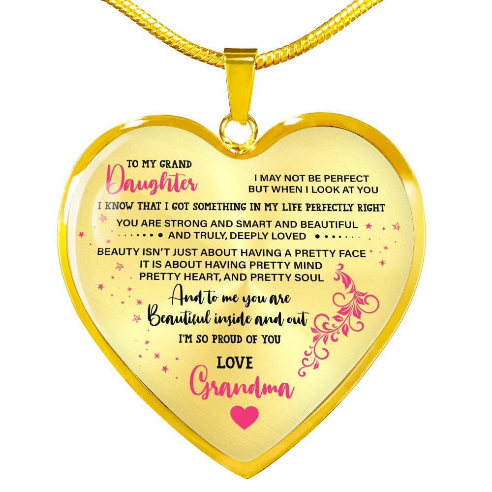 To My Granddaughter Necklace - CustomGrace