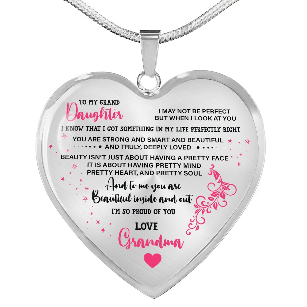 To My Granddaughter Necklace - CustomGrace