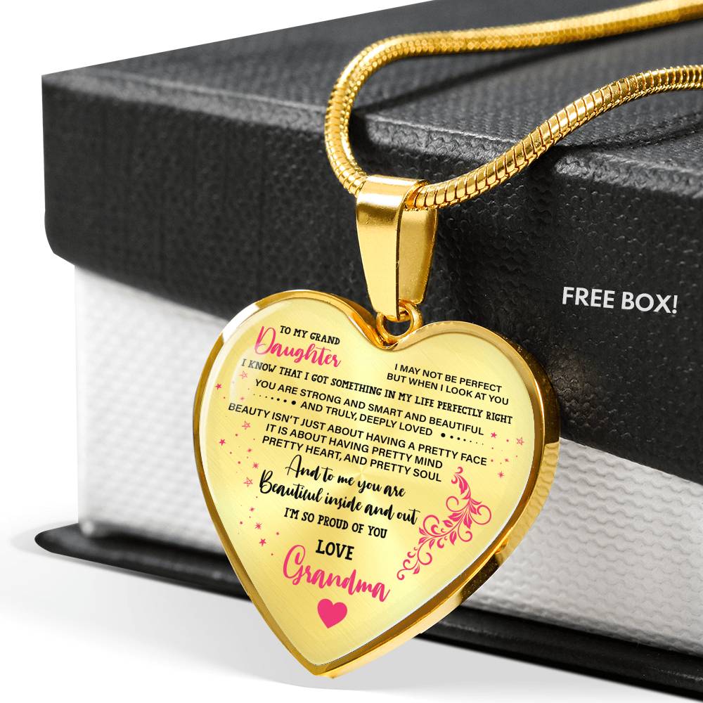 To My Granddaughter Necklace - CustomGrace