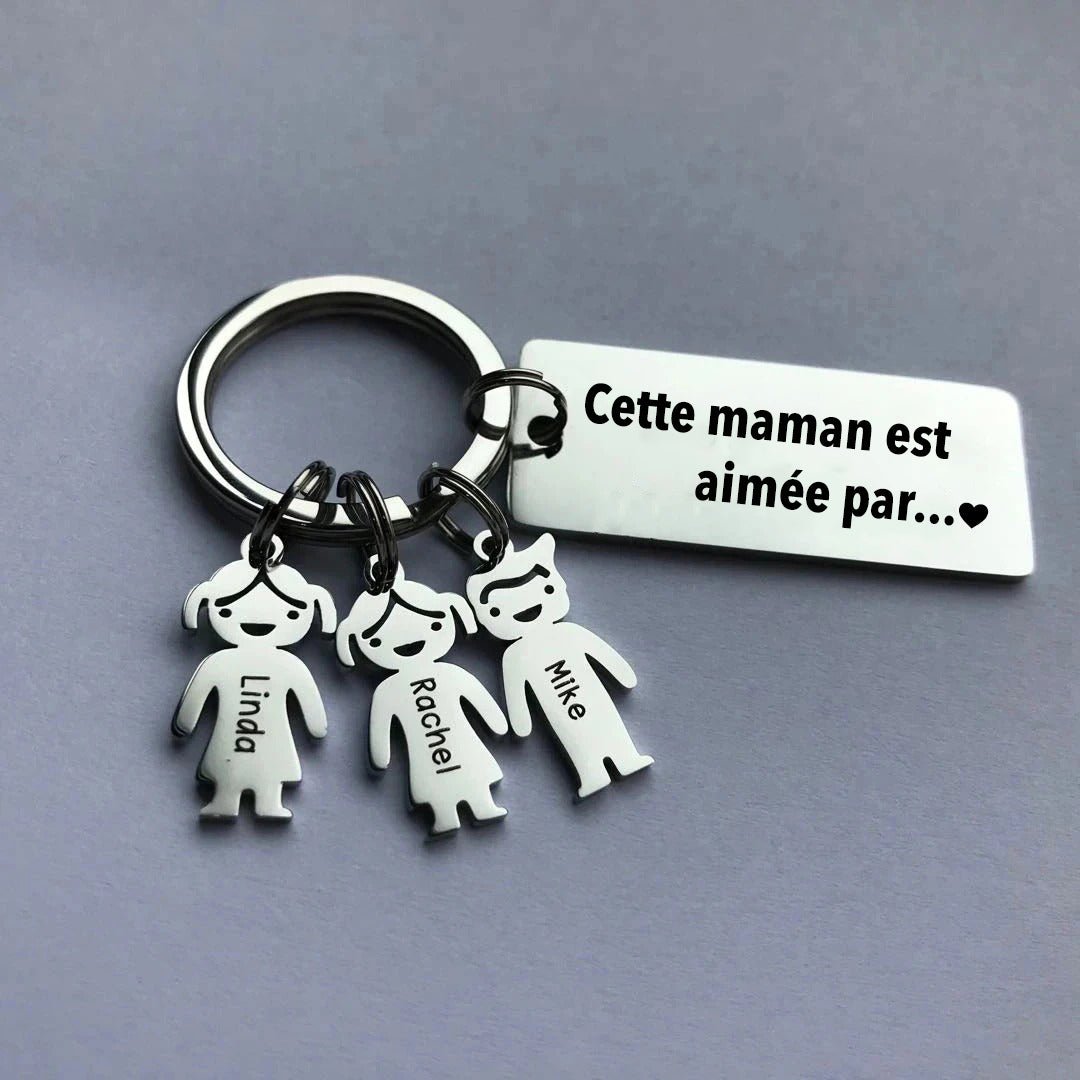 Cette maman est aimée par - Cadeau personnalisé - Lovely Reminder