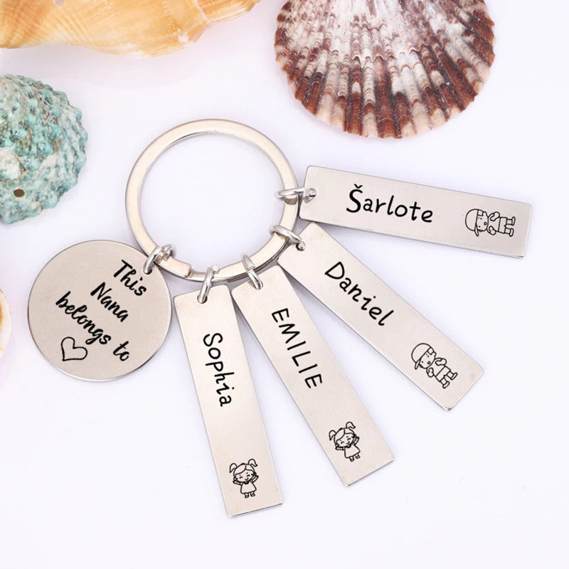 This Nana belongs to Custom Keychain | Mother's day gift