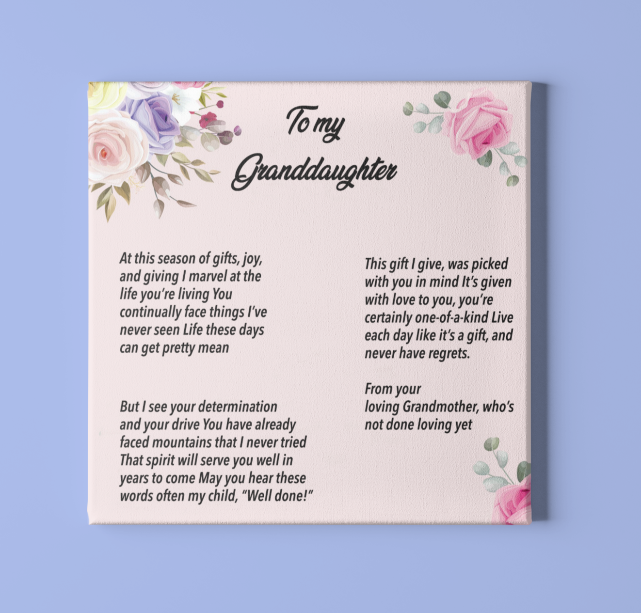 Personalized Poem Gift | Unique & Thoughtful